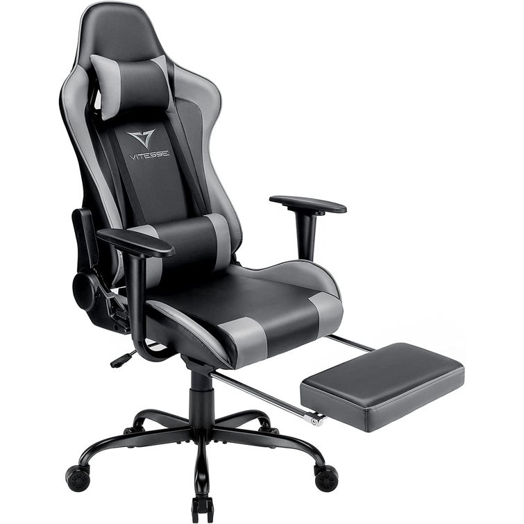 BOSSIN Adjustable Reclining Ergonomic Faux Leather Swiveling PC